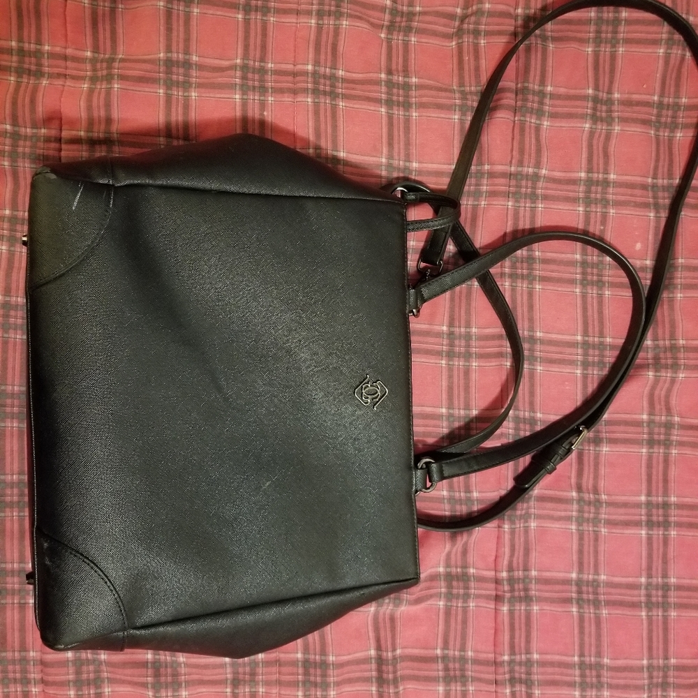Michelle Tote Bag — Black/Black